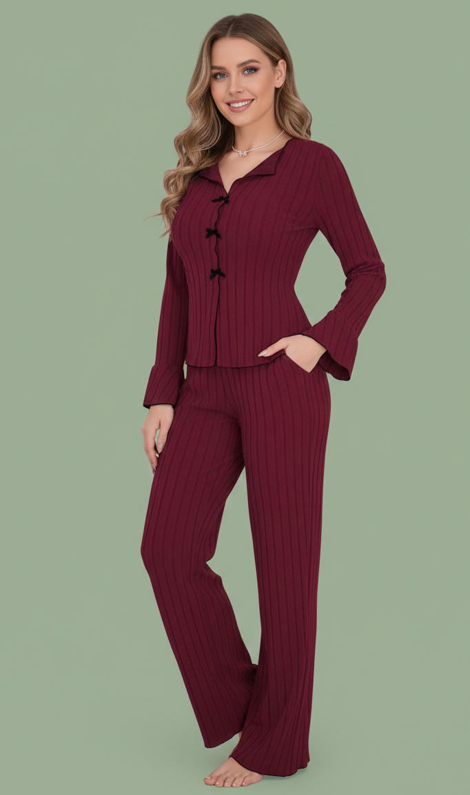 The Midnight Merlot Padded Lounge Set