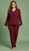 The Midnight Merlot Padded Lounge Set
