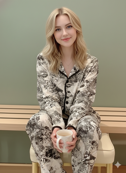 The Heritage Toile Padded Nightsuit