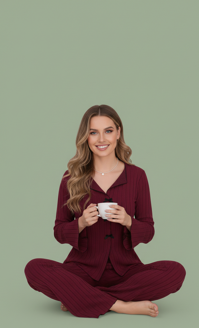 The Midnight Merlot Padded Lounge Set