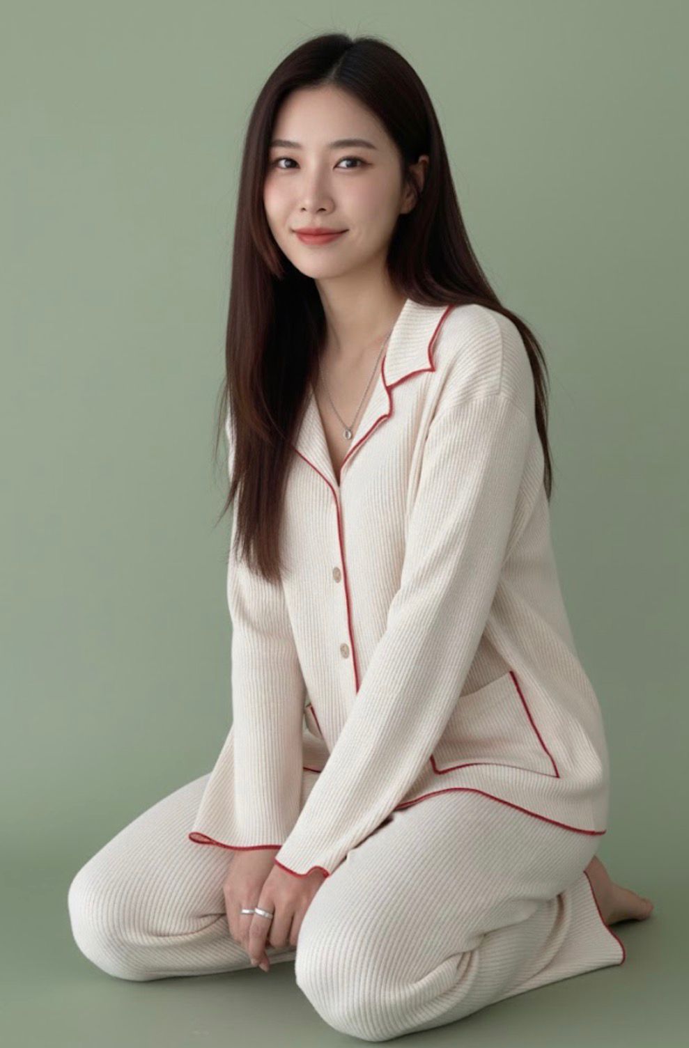 Rosé Trim Lounge Set