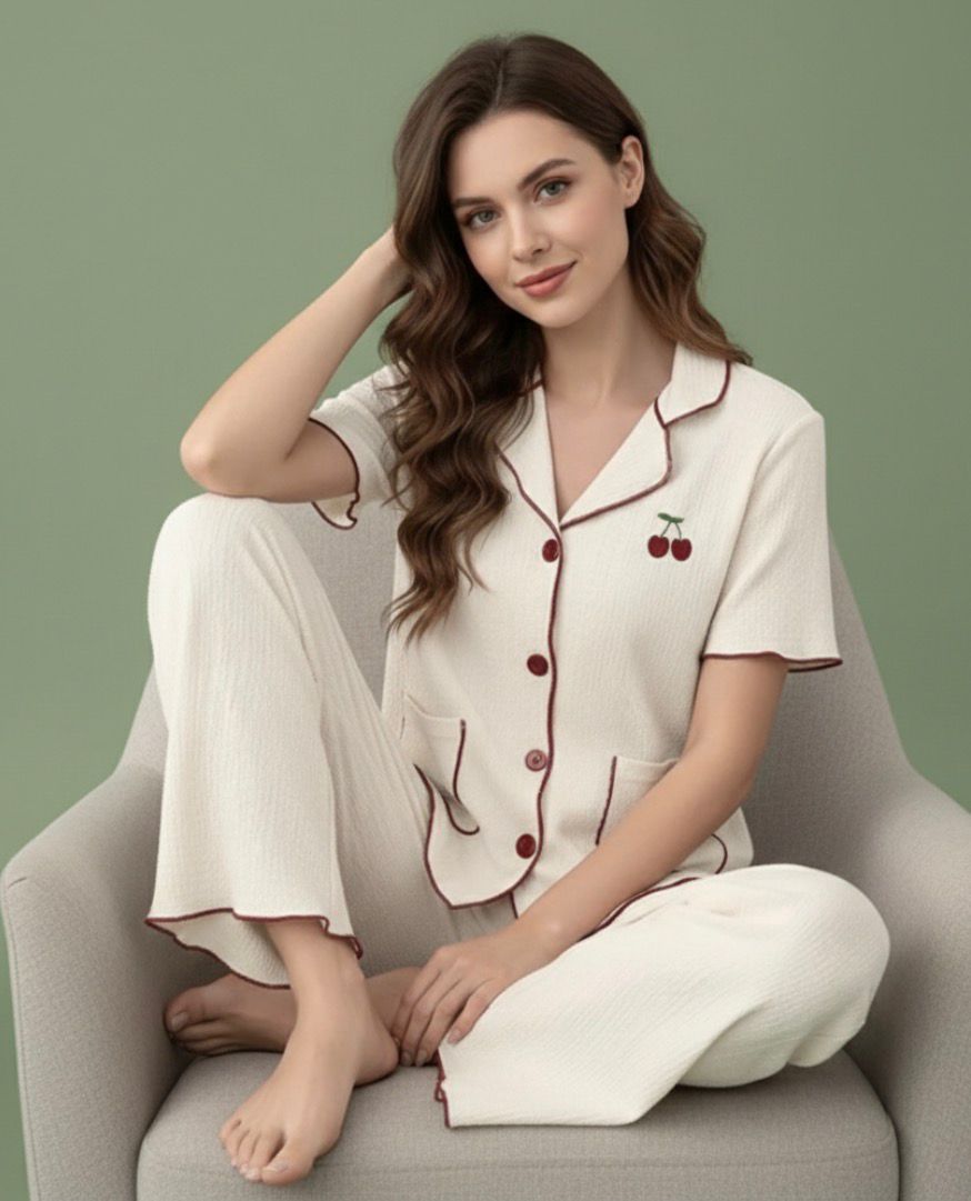 Cherry Boo Padded Night suit